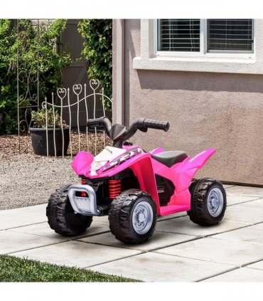 Honda Licensed Kids Electric Quad Bike 6V ATV Ride On 1.5-3 Years Pink