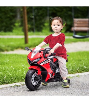 Honda Licensed 6V Kids Electric Motorbike Ride On Car for 3-5 Years Red HOMCOM