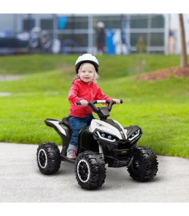 HOMCOM 12V Electric Quad Bikes for Kids Ride On Car ATV Toy for 3-5 Years