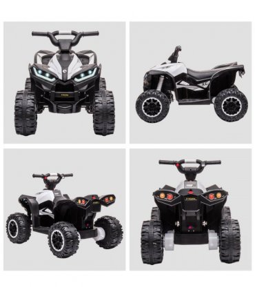 HOMCOM 12V Electric Quad Bikes for Kids Ride On Car ATV Toy for 3-5 Years
