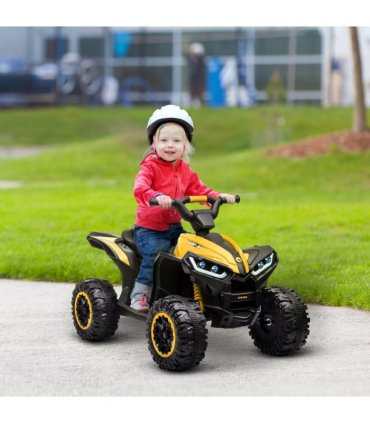 HOMCOM 12V Electric Quad Bikes for Kids Ride On Car ATV Toy for 3-5 Years
