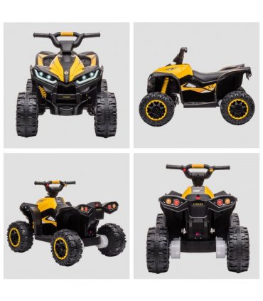 HOMCOM 12V Electric Quad Bikes for Kids Ride On Car ATV Toy for 3-5 Years