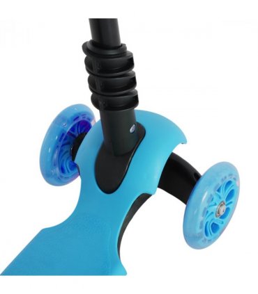 HOMCOM 5-in-1 Kids Kick Scooter 3-wheel Walker w/ Removable Seat Adjustable