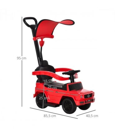 Baby Benz G350 Ride-on Sliding Car Red 95H x 85.5L x 40.5Wcm Seat 25Hcm