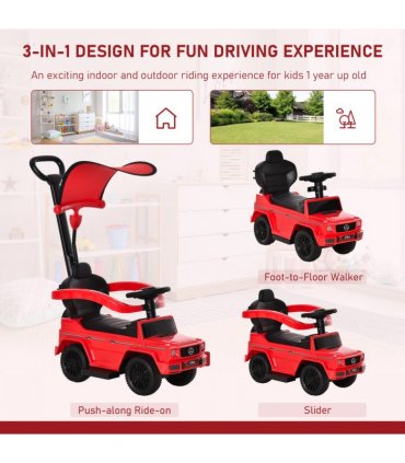 Baby Benz G350 Ride-on Sliding Car Red 95H x 85.5L x 40.5Wcm Seat 25Hcm
