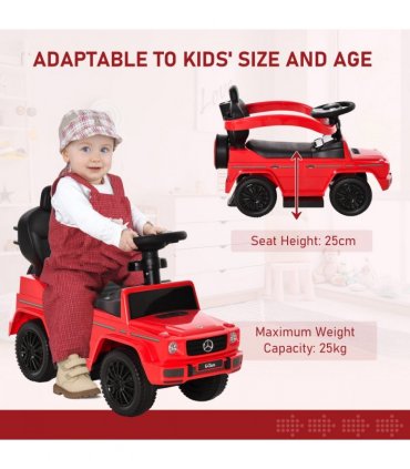 Baby Benz G350 Ride-on Sliding Car Red 95H x 85.5L x 40.5Wcm Seat 25Hcm