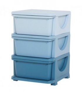 Kids Storage Units with Drawers 3 Tier Chest Vertical Dresser Tower