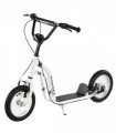 Dual Brakes Kick Scooter 12-Inch Inflatable Wheel Ride On Toy HOMCOM