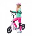 Push Scooter Teen Kids Stunt Bike Ride On with 12" EVA Tyres, Pink HOMCOM