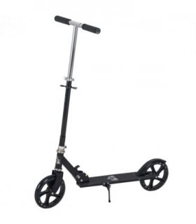 Kids Scooter Ride On Toy Height Adjustable For 7-14 Years, Black HOMCOM