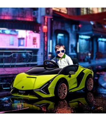 Lamborghini SIAN 12V Kids Electric Ride On Car Toy w/ Remote Control HOMCOM
