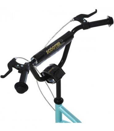 75-80cm Kids Kick Scooter Adjustable Handlebar Inflatable Wheels Blue HOMCOM