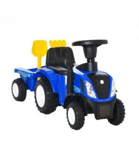 Ride On Tractor Toddler Walker Foot To Floor Slider 12-36 Months Blue HOMCOM