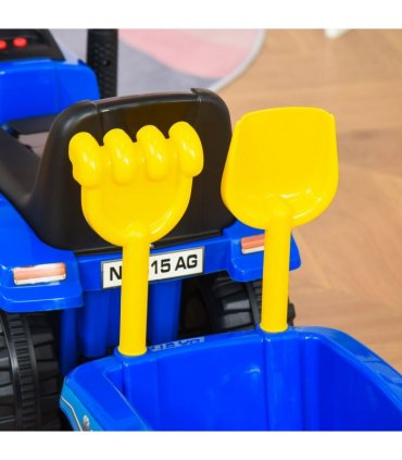 Ride On Tractor Toddler Walker Foot To Floor Slider 12-36 Months Blue HOMCOM