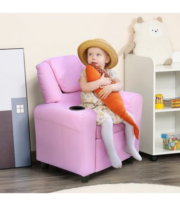 Kids Recliner Armchair Games Chair Children Seat Girls Boys Sofa HOMCOM