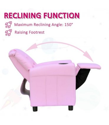 Kids Recliner Armchair Games Chair Children Seat Girls Boys Sofa HOMCOM