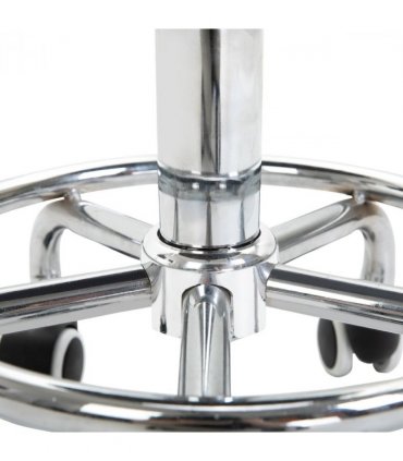 Adjustable Stool PU Leather and Footrest