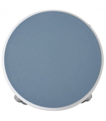 Shower Stool 360 Degree Swivel Seat Bath Adjustable Height Aluminium Blue