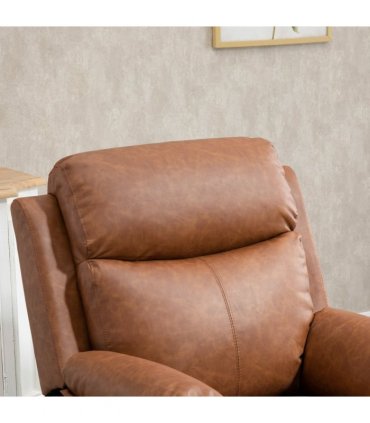 Power Lift Chair Electric Riser Recliner with Remote Control, Brown HOMCOM