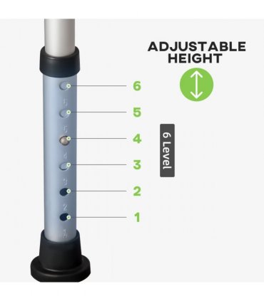 Shower Stool for the Elderly and Disabled, Adjustable Shower Stool HOMCOM