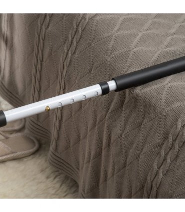 Adjustable Bed Assist Rail Grab Bar for Senior and Disabled White