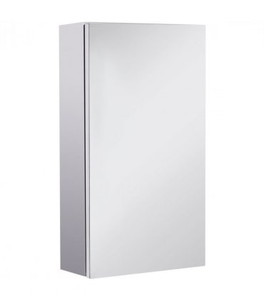 Stainless steel cabinet wall-mounted mirror cabinet silver 55cm x 30cm x 14 cm