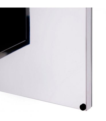 Stainless steel cabinet wall-mounted mirror cabinet silver 55cm x 30cm x 14 cm