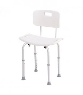 Bath Chair Shower Seat Safety Bathroom Elderly Aids Adjustable HOMCOM