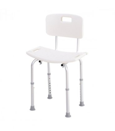 Bath Chair Shower Seat Safety Bathroom Elderly Aids Adjustable HOMCOM
