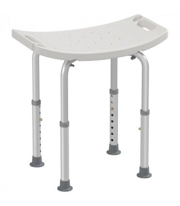 Mobility Shower and Bath Stool Bench Cream Aluminum 20x12x35 inches Lightweight