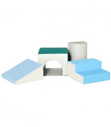 4-piece Soft Play Set Baby Foam Climber Block Toy Toddler 1-3 Years HOMCOM