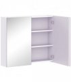 Wall Mounted Bathroom Mirror Storage Cabinet w/ Door Adjustable Shelf HOMCOM