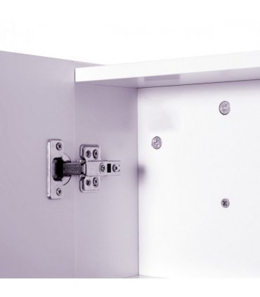 Wall Mounted Bathroom Mirror Storage Cabinet w/ Door Adjustable Shelf HOMCOM