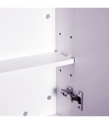 Wall Mounted Bathroom Mirror Storage Cabinet w/ Door Adjustable Shelf HOMCOM