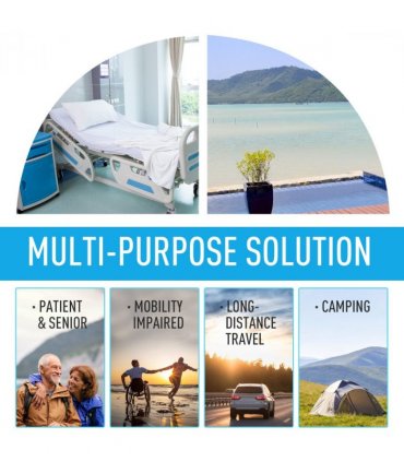 20L Camping Toilet Portable Travel WC Caravan Picnic Fishing Restroom Outsunny