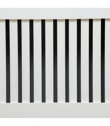 HOMCOM Radiator Cover Painted Slatted MDF Cabinet Lined Grill 172x19x81.5cm