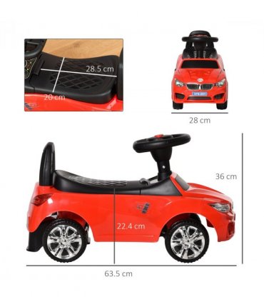 Ride on Car Baby Toddler Walker Foot to Floor Sliding Car Slider Red
