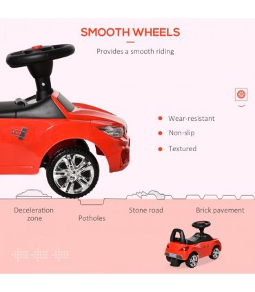 Ride on Car Baby Toddler Walker Foot to Floor Sliding Car Slider Red