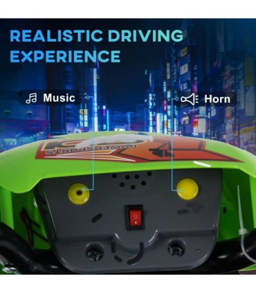 Electric Motorbike Motocross Style Ride On Bright Front Headlights Musical Sound