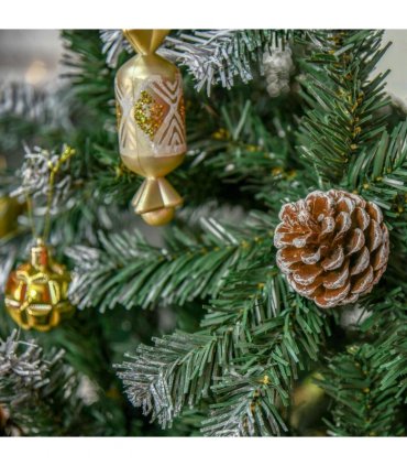 5FT Artificial Christmas Tree Xmas Indoor Decoration, Automatic Open HOMCOM
