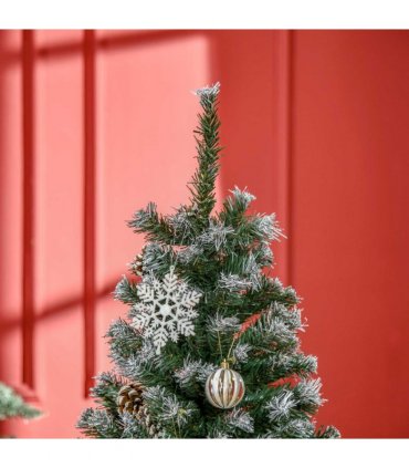 5FT Artificial Christmas Tree Xmas Indoor Decoration, Automatic Open HOMCOM