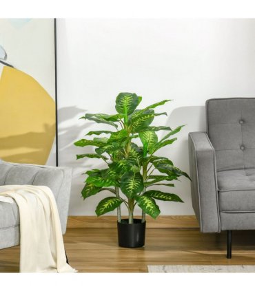Artificial Evergreen Tree Fake Decorative Plant in Nursery Pot, 95cm