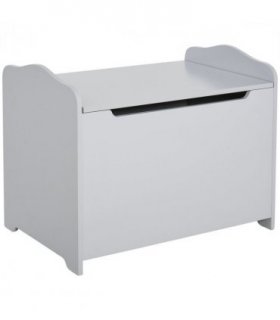 40x60cm Kids Storage Box Toy Organiser for Child 3 Yrs+ Bedroom Grey