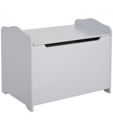 40x60cm Kids Storage Box Toy Organiser for Child 3 Yrs+ Bedroom Grey