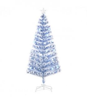 Artificial Fibre Optic Christmas Tree Seasonal Decoration w/ 26 LED HOMCOM