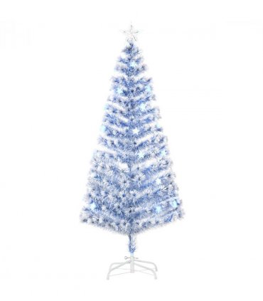 Artificial Fibre Optic Christmas Tree Seasonal Decoration w/ 26 LED HOMCOM