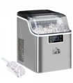 Ice Maker Machine Counter Top Silver 20kg in 24 Hrs 37.1H x 25.2L x 36Wcm