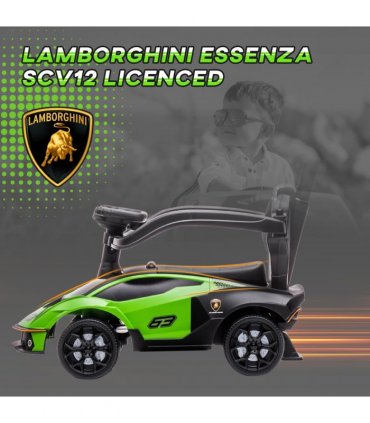 Ride-on Car PP Green 86.5L x 40W x 89.5H cm Lamborghini Push Along Car
