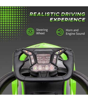Ride-on Car PP Green 86.5L x 40W x 89.5H cm Lamborghini Push Along Car