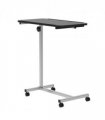 C-Shaped Mobile Table Sofa Over Bed Side Nightstand w/ Casters, Brake